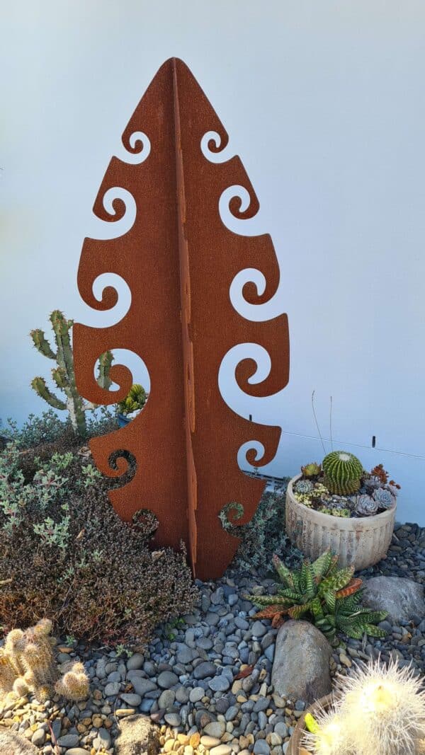 Surf Symphony - Outdoor Metal Art. Corten Steel Garden Sculpture