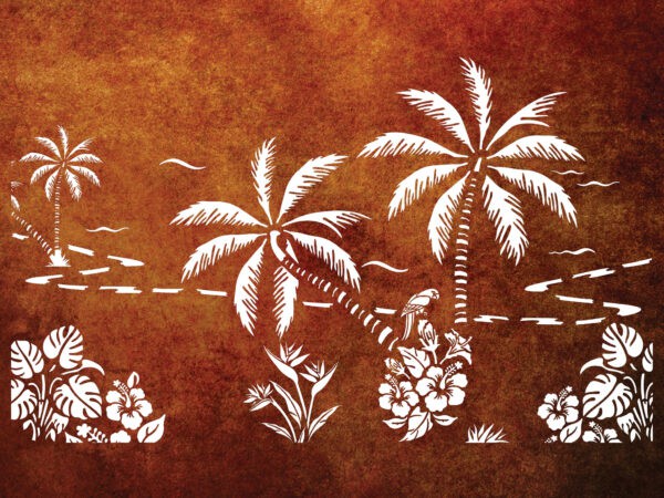 Tropical Treasures Solar Light Bollard - Image 2