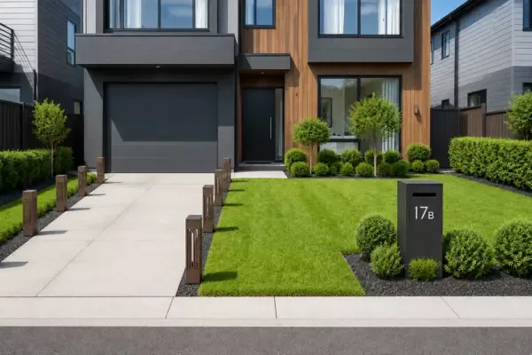 Modern Mini Pathway Bollards - CurvaGrid - Image 2