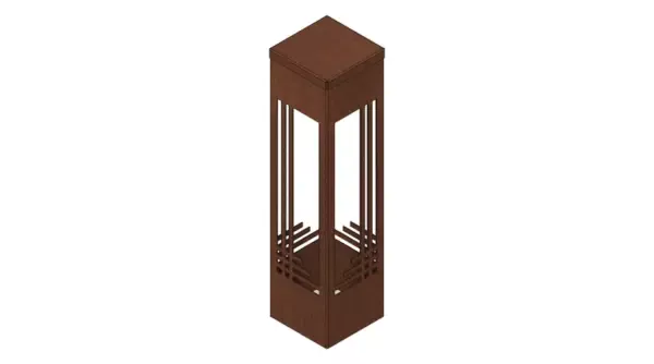 Modern Mini Pathway Bollards - The Grid - Image 3