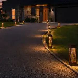 Modern Mini Pathway Bollards - Matrix